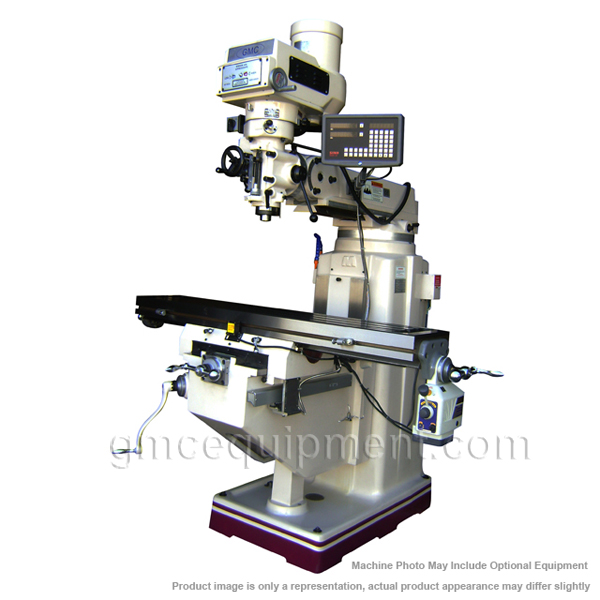 GMC Manual Vertical Knee Mill Package GMM-1054VPKG